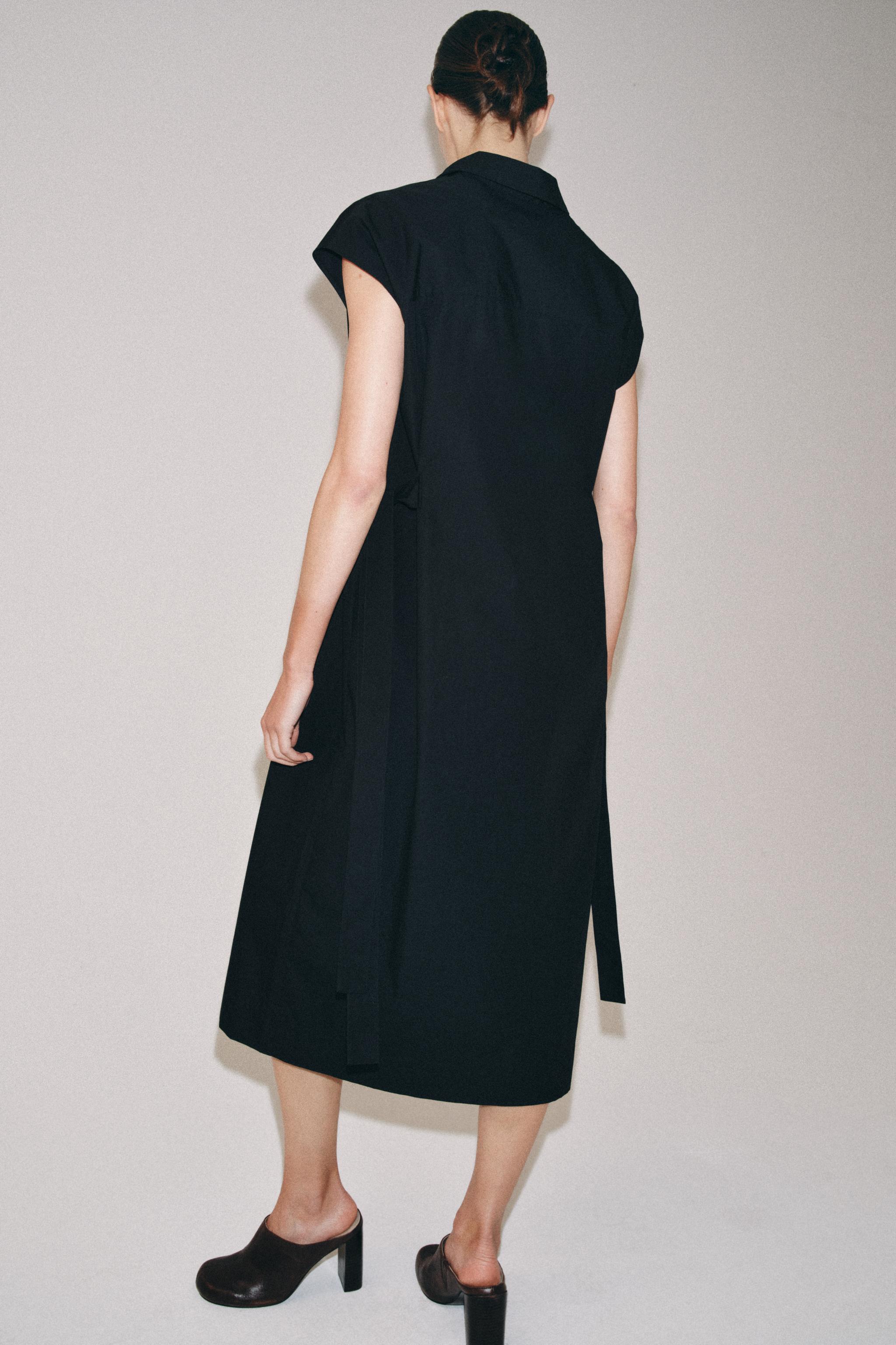 TIED SHIRT DRESS ZW COLLECTION